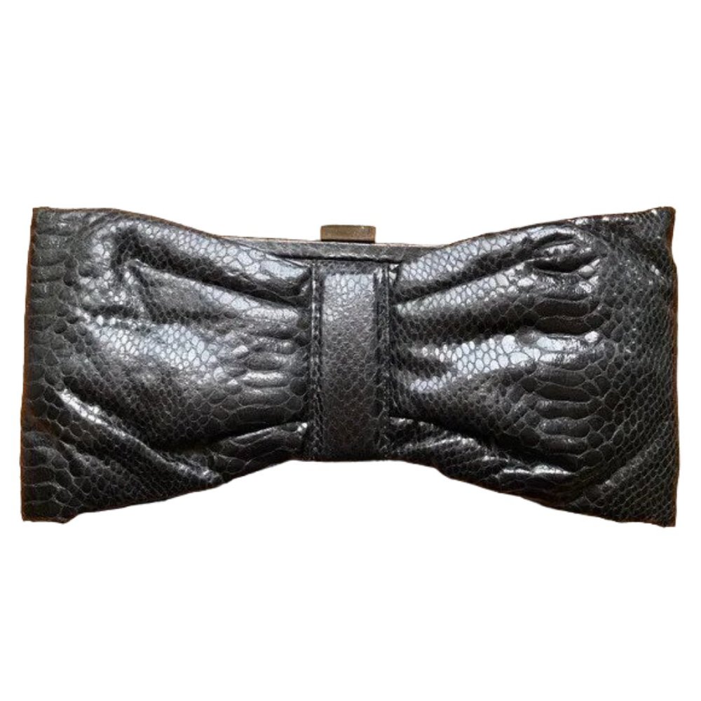 ALDO Black Clutch Bag Purse EUC